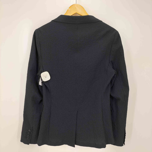 ザラ ZARA シアサッカー 2B シングル サマー テーラード ジャケット メンズ import:S