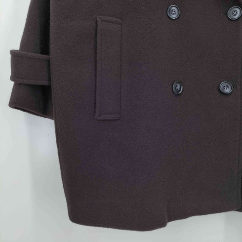 ナチュラルビューティーベーシック NATURAL BEAUTY BASIC 25AW ダブルブレストフォルムミドルコート レディース JPN:S