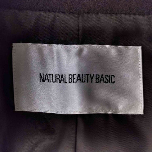 ナチュラルビューティーベーシック NATURAL BEAUTY BASIC 25AW ダブルブレストフォルムミドルコート レディース JPN:S