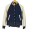 サカイ Sacai ウール混 フレアシルエット スタジャン Pleated Back Destroyer プリーテッド バック デストロイヤー メンズ S