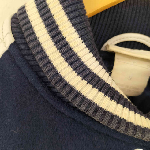 サカイ Sacai ウール混 フレアシルエット スタジャン Pleated Back Destroyer プリーテッド バック デストロイヤー メンズ S