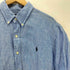ラルフローレン RALPH LAUREN CLASSIC FIT ポニー刺繍 リネン S/S スタンドカラーシャツ メンズ JPN:L