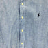 ラルフローレン RALPH LAUREN CLASSIC FIT ポニー刺繍 リネン S/S スタンドカラーシャツ メンズ JPN:L