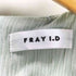 フレイアイディー FRAY I.D パイピングデザインサテンタックワンピース レディース 0