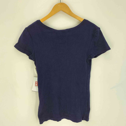 ポロラルフローレン POLO RALPH LAUREN スモールポニー刺繍 Vネック Tシャツ レディース import:S