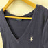 ポロラルフローレン POLO RALPH LAUREN スモールポニー刺繍 Vネック Tシャツ レディース import:S