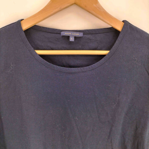 ラルフローレン RALPH LAUREN スモールポニー刺繍 Uネック L/S カットソー レディース import:L