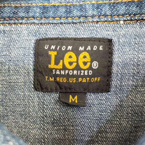 リー Lee デニム 長袖 ウエスタンシャツ メンズ M