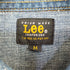 リー Lee デニム 長袖 ウエスタンシャツ メンズ M
