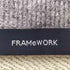 フレームワーク FRAMeWORK 24AW ボートネックワイドスウェット レディース FREE