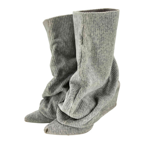 イエロー YELLO LOOSE FIT SHORT BOOTS ルーズフィット ショートブーツ レディース XL