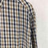 アクアスキュータム AQUASCUTUM コットン チェック 長袖 ボタンダウンシャツ メンズ XL