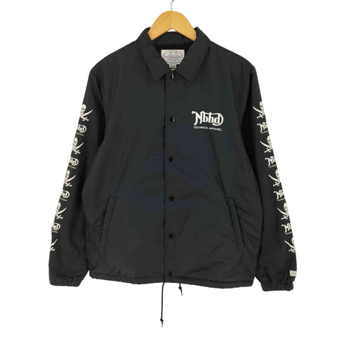 ネイバーフッド NEIGHBORHOOD HB.BROOKS N-JKT 裏地付き プリント コーチジャケット メンズ M