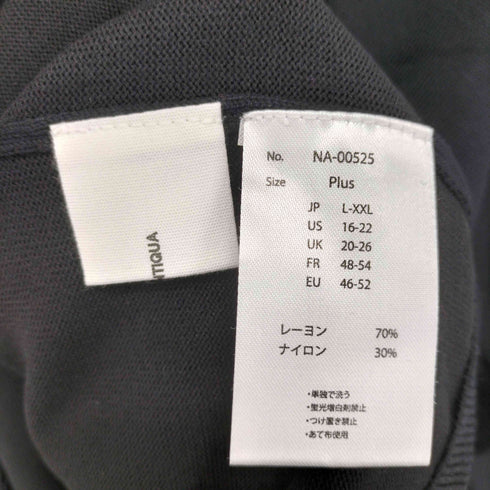 アンティカ antiqua 接触冷感 UVカット ニット レディース plus