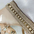 クリスチャンルブタン CHRISTIAN LOUBOUTIN ピラミッドスタッズ エナメル ウェッジソール サンダル レディース EUR:39