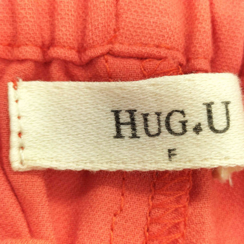 HUG.U ワンピに重ねる 裾パンツ レディース FREE