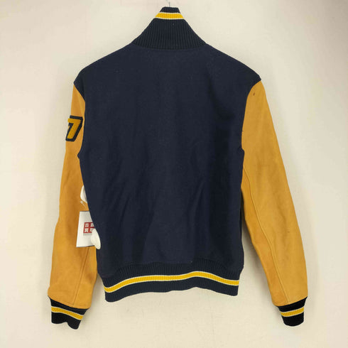 ポロラルフローレン POLO RALPH LAUREN レザー切替ウールスタジャン メンズ import:S