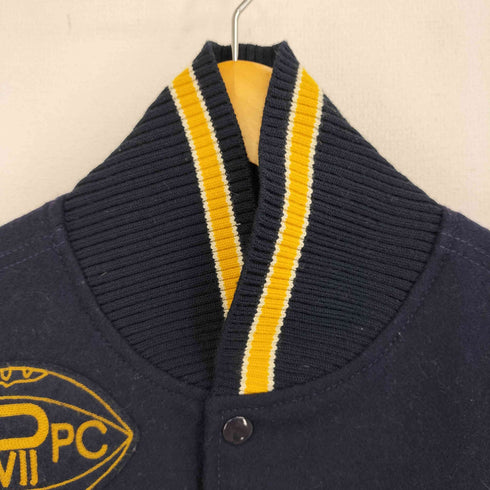 ポロラルフローレン POLO RALPH LAUREN レザー切替ウールスタジャン メンズ import:S