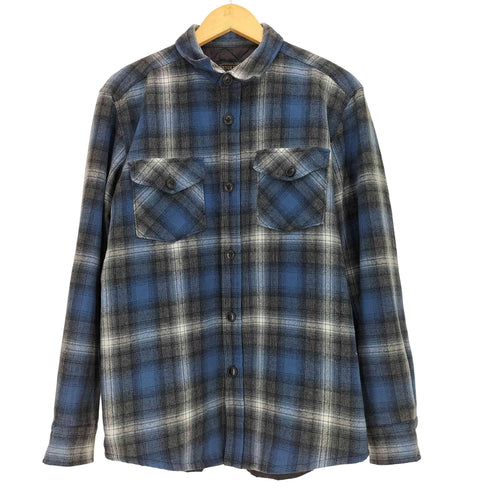 ペンドルトン PENDLETON 裏地キルティング オンブレチェック シャドー ウール シャツジャケット メンズ import:M