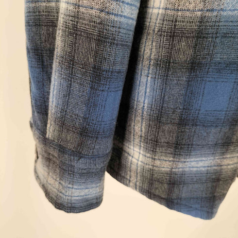 ペンドルトン PENDLETON 裏地キルティング オンブレチェック シャドー ウール シャツジャケット メンズ import:M