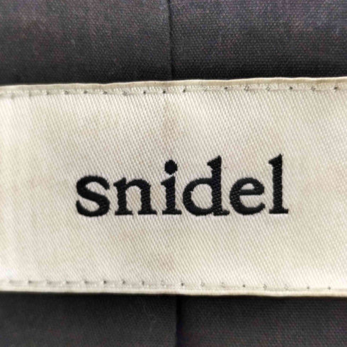 スナイデル snidel サイドレースアップ シープレザー ダブルライダース ジャケット レディース JPN:0