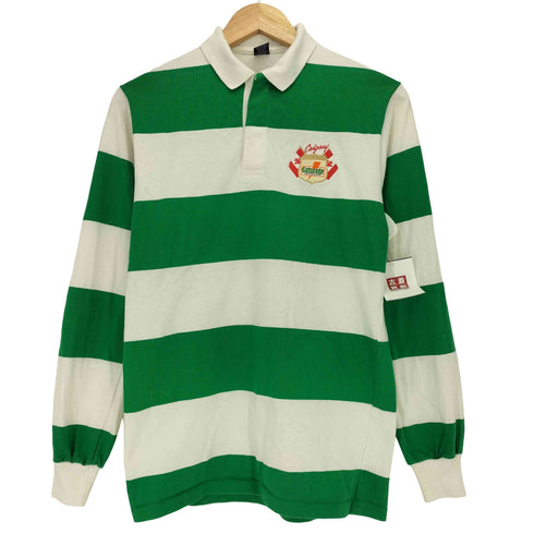 USA製 ボーダー L/S ラガーシャツ メンズ import:M