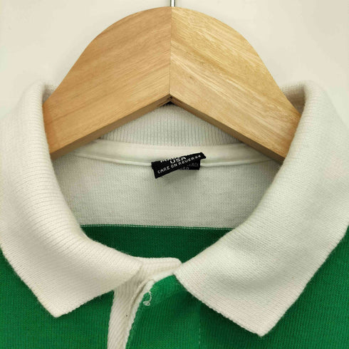 USA製 ボーダー L/S ラガーシャツ メンズ import:M