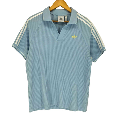 アディダス adidas オリジナルス ワッフル ニット ポロシャツ メンズ L