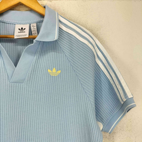 アディダス adidas オリジナルス ワッフル ニット ポロシャツ メンズ L