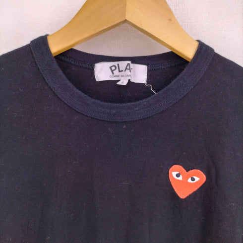 プレイコムデギャルソン PLAY COMME des GARCONS 胸元ワッペン 長袖Tシャツ レディース JPN:L