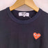 プレイコムデギャルソン PLAY COMME des GARCONS 胸元ワッペン 長袖Tシャツ レディース JPN:L