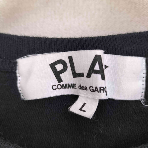 プレイコムデギャルソン PLAY COMME des GARCONS 胸元ワッペン 長袖Tシャツ レディース JPN:L