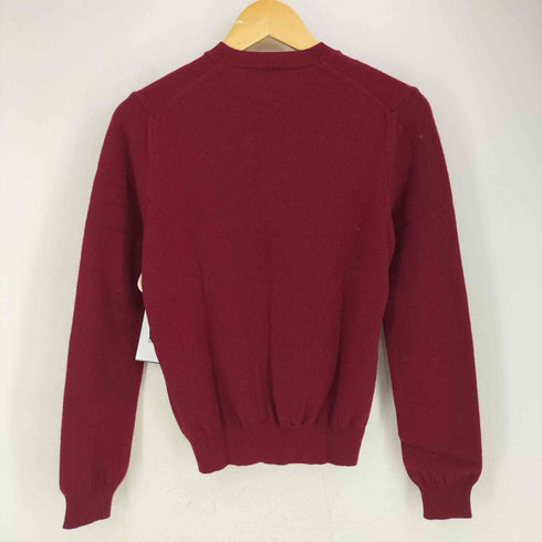 プレイコムデギャルソン PLAY COMME des GARCONS 胸元ワッペン ウールニットカーディガン レディース JPN:L