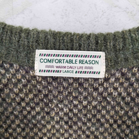 コンフォータブルリーズン COMFORTABLE REASON Floating Modern Cardigan フローティング モダン カーディガン メンズ L