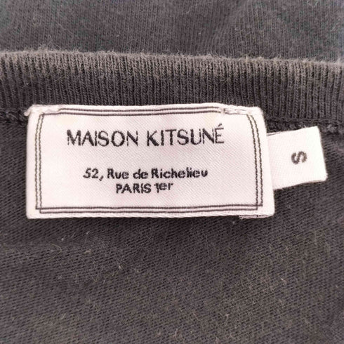 メゾンキツネ MAISON KITSUNE FOX HEAD PATCH Tシャツ レディース import:S