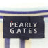 パーリーゲイツ PEARLY GATES ワンポイント刺繍 ボーダー メッシュ カーディガン レディース JPN:1