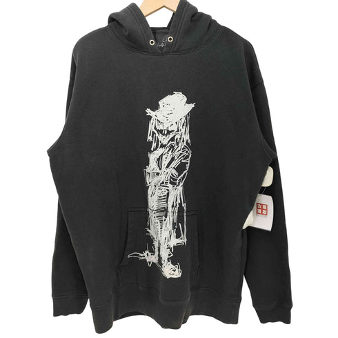 ヨウジヤマモト Yohji Yamamoto 17SS 画と機 デッサンプリント プルオーバー パーカー メンズ JPN:3