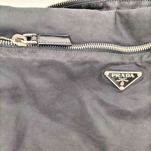 プラダ PRADA 三角 プレート ロゴ ナイロン ショルダーバッグ レディース