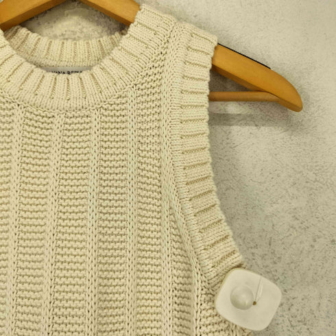 バナナリパブリック BANANA REPUBLIC チャンキー コットン ニット タンクトップ レディース S