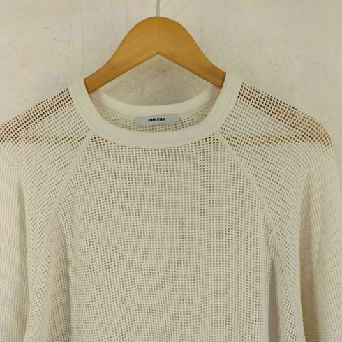 フィーニー PHEENY Basket mesh L/S メッシュ 長袖 カットソー レディース FREE