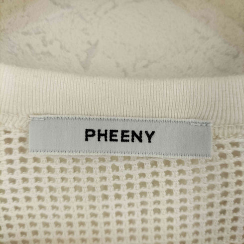 フィーニー PHEENY Basket mesh L/S メッシュ 長袖 カットソー レディース FREE