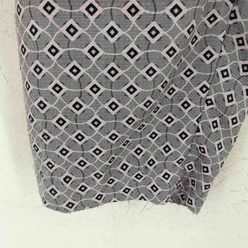 ロクビューティーアンドユースユナイテッドアローズ 6 BEAUTY & YOUTH UNITED ARROWS SQUARE LINE PANTS 総柄 パンツ レディース 34