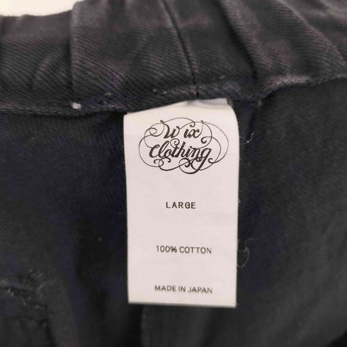 wax clothing ワックス クロージング イージー ストレート ブラック デニムパンツ メンズ L