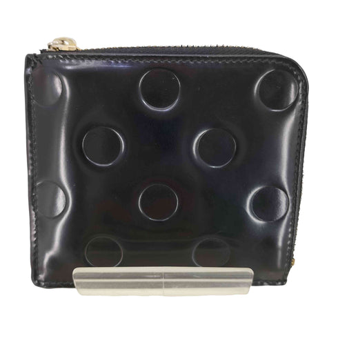 ウォレットコムデギャルソン Wallet COMME des GARCONS DOTS EMBOSSED LEATHER LINE CARD COIN WALLETS ドット エンボス レザー ライン カード コイン ウォレット 財布 レディース