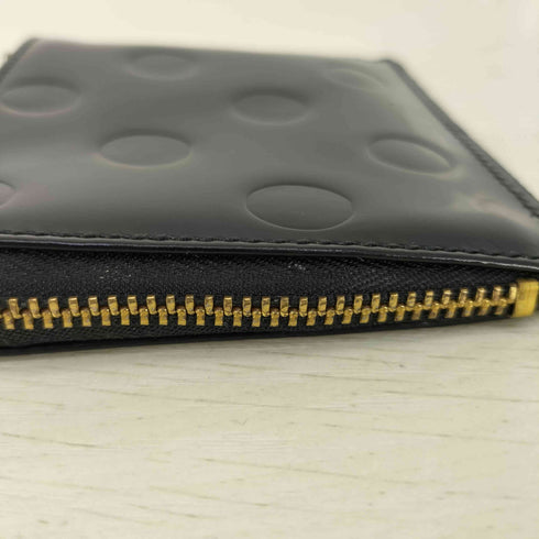 ウォレットコムデギャルソン Wallet COMME des GARCONS DOTS EMBOSSED LEATHER LINE CARD COIN WALLETS ドット エンボス レザー ライン カード コイン ウォレット 財布 レディース