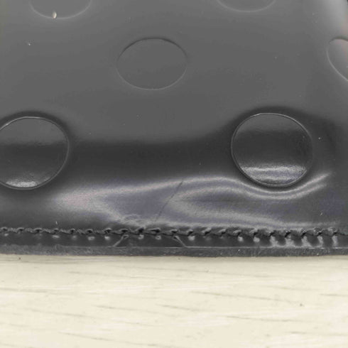 ウォレットコムデギャルソン Wallet COMME des GARCONS DOTS EMBOSSED LEATHER LINE CARD COIN WALLETS ドット エンボス レザー ライン カード コイン ウォレット 財布 レディース