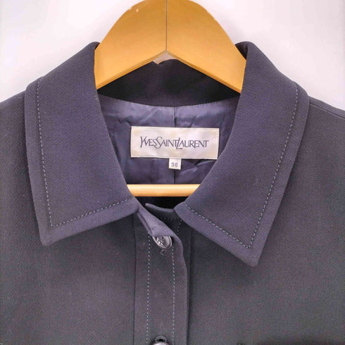 イヴサンローラン Yves Saint Laurent OLD オールド プルオーバー ドレスシャツワンピース レディース 38