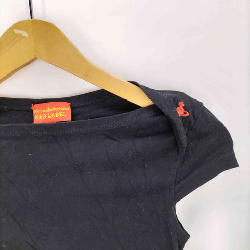 ヴィヴィアンウエストウッドレッドレーベル Vivienne Westwood RED LABEL ワンポイント オーブ刺繍 半袖カットソー レディース 2