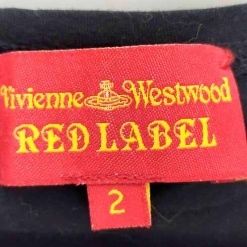 ヴィヴィアンウエストウッドレッドレーベル Vivienne Westwood RED LABEL ワンポイント オーブ刺繍 半袖カットソー レディース 2