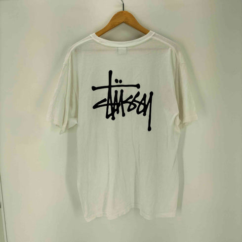 ステューシー Stussy Shawn Font ショーンフォント ロゴ 両面 プリント S/S Tシャツ メンズ import:L